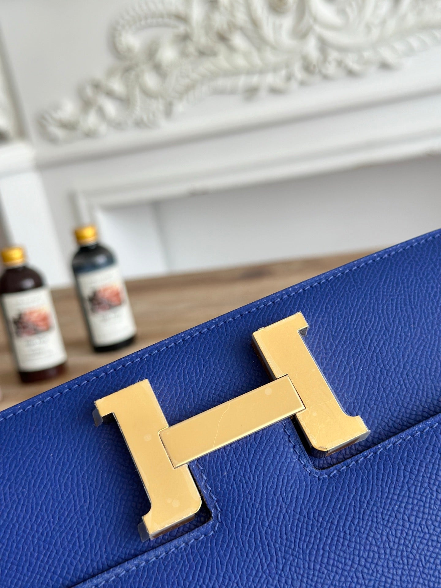 Hermès Constance bag in Dark Blue Epsom leather H382696