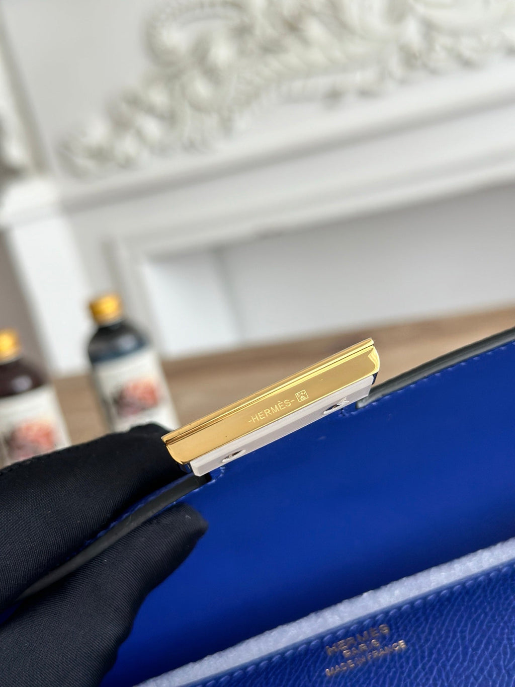 Hermès Constance bag in Dark Blue Epsom leather H382696