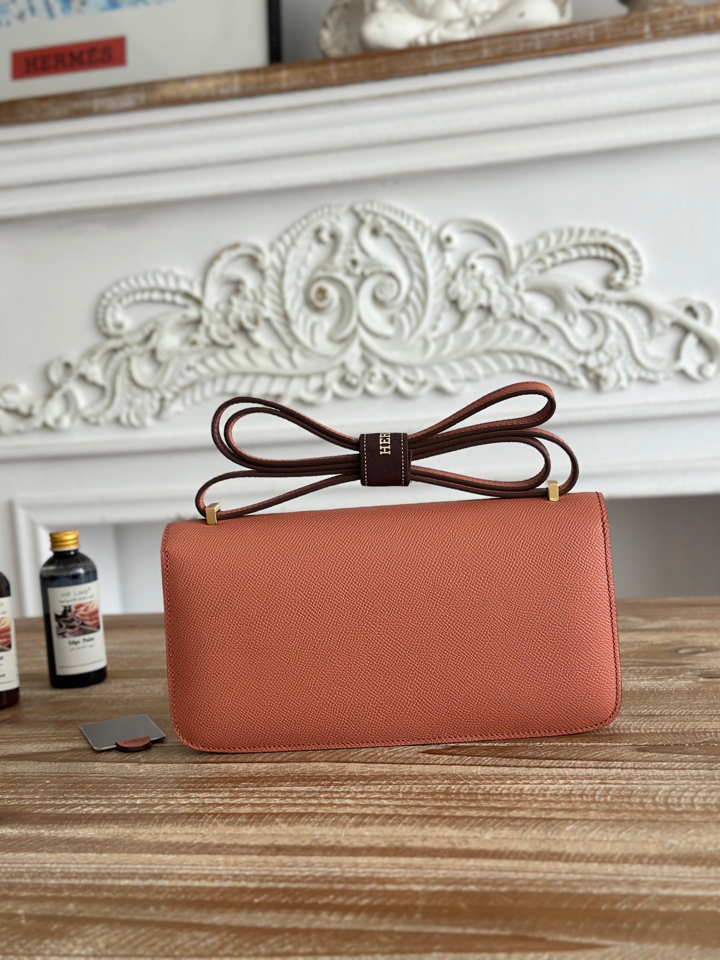 Hermès Constance bag in Light Pink Epsom leather H382697
