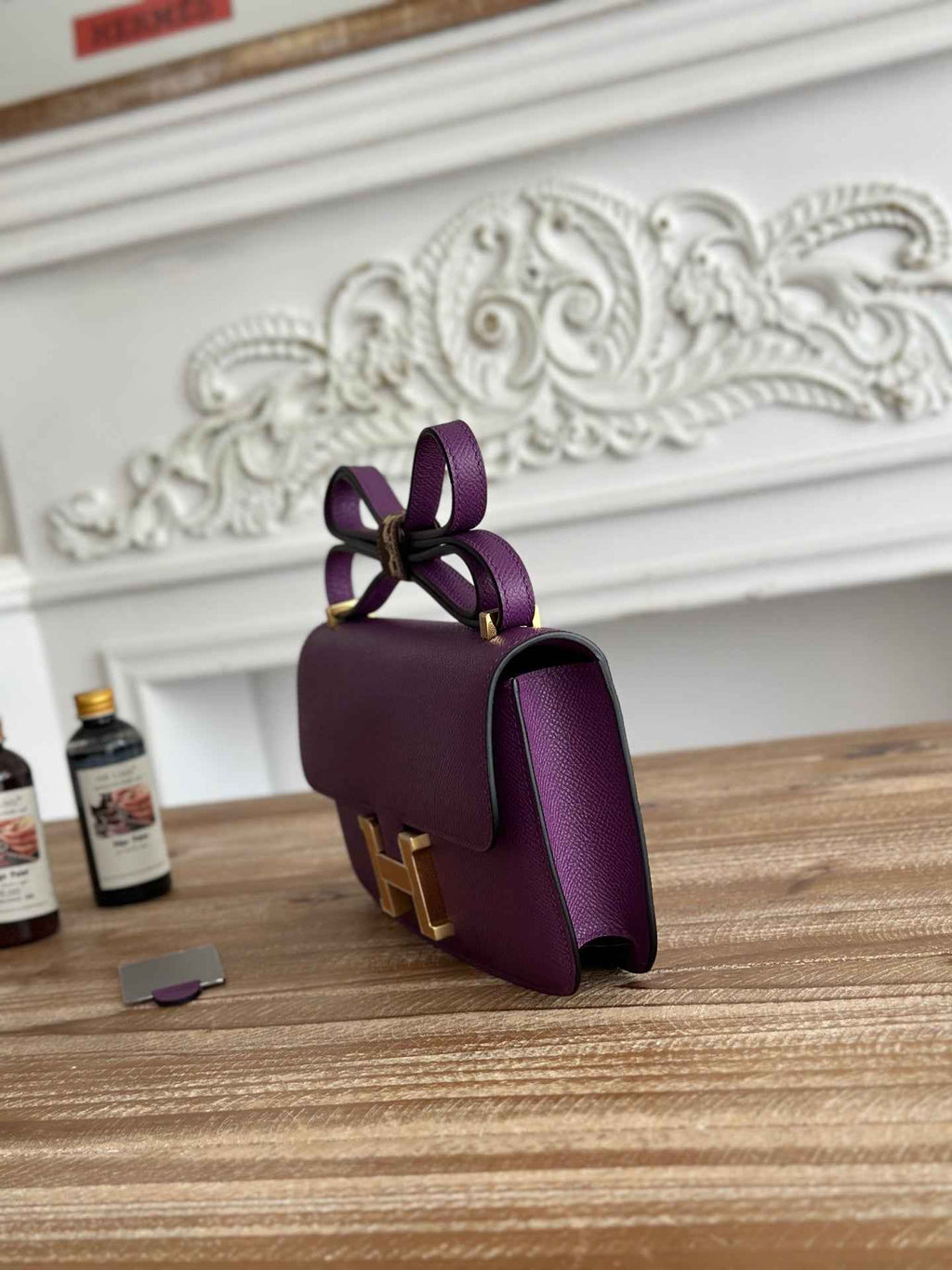 Hermès Constance bag in Purple Epsom leather H382698