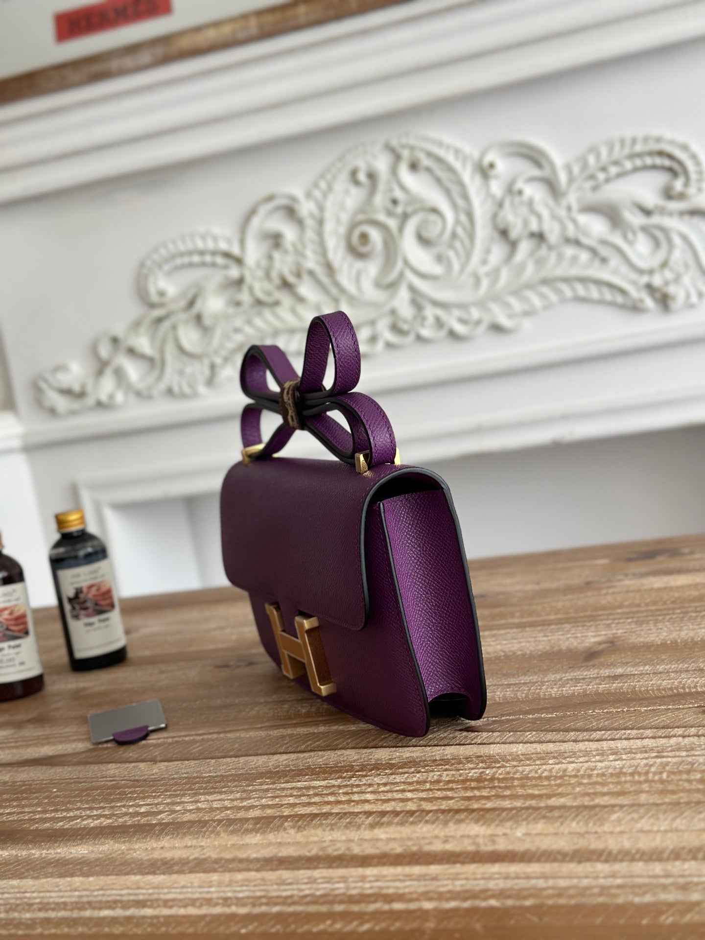 Hermès Constance bag in Purple Epsom leather H382698