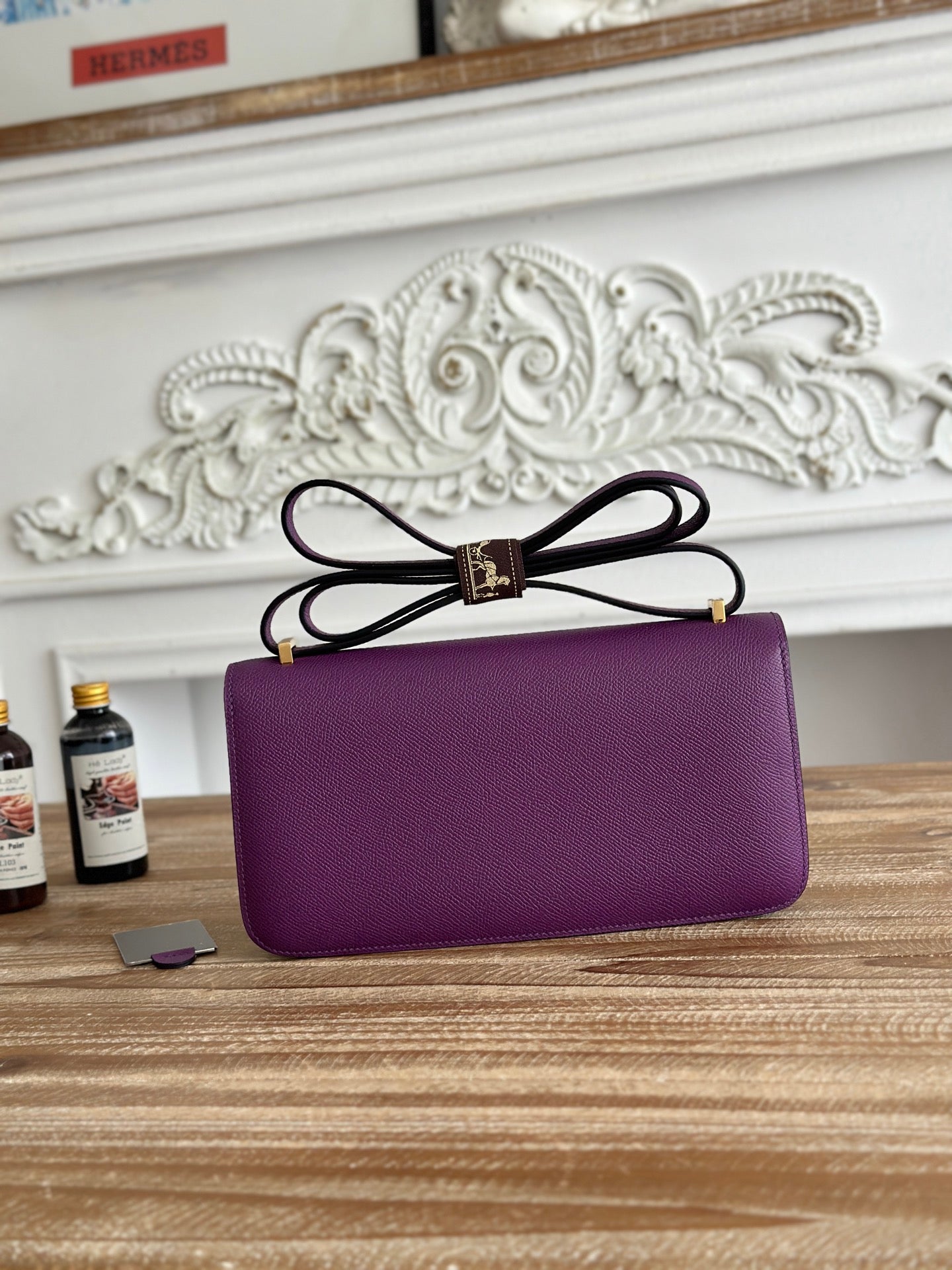 Hermès Constance bag in Purple Epsom leather H382698