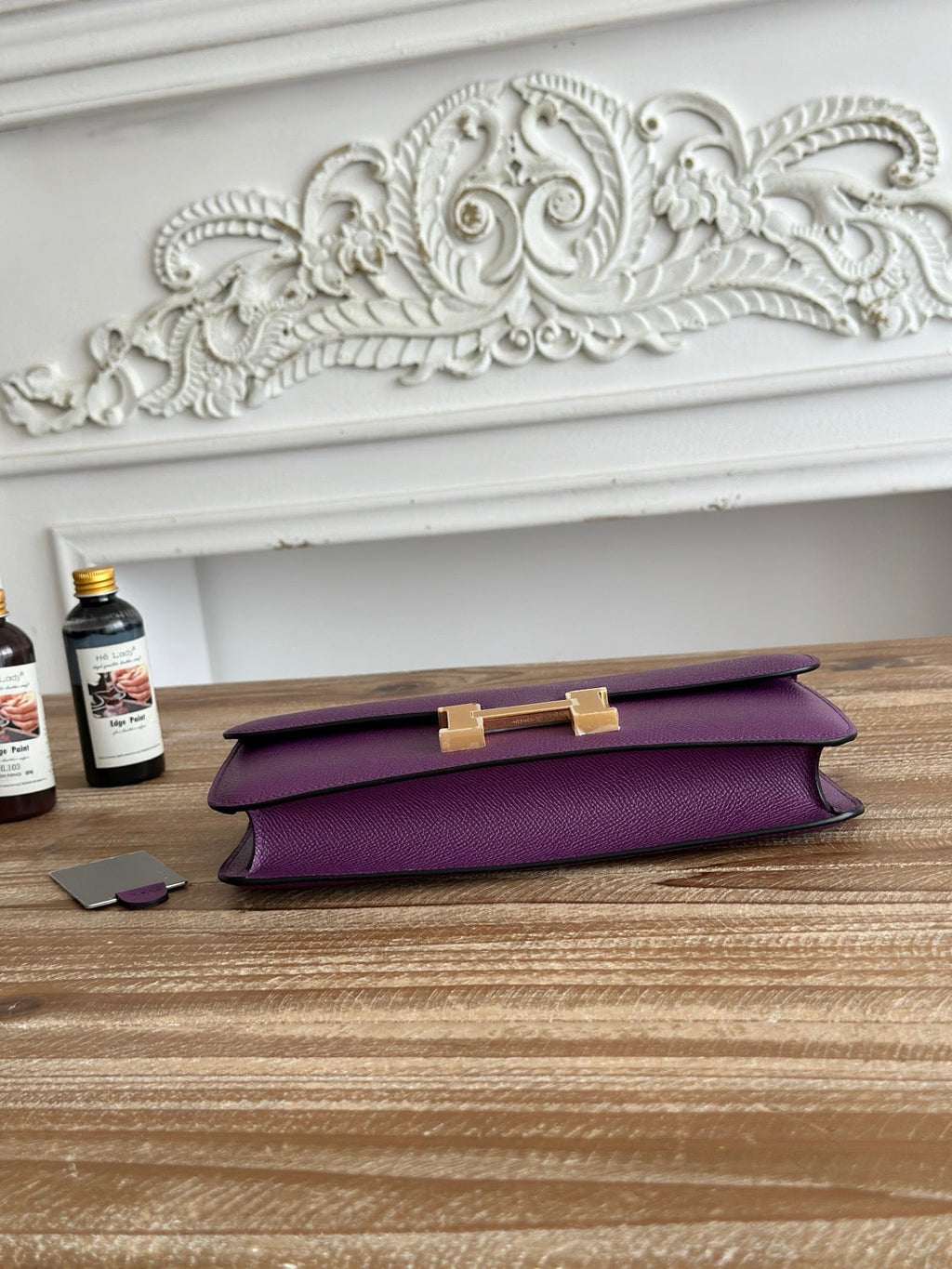 Hermès Constance bag in Purple Epsom leather H382698