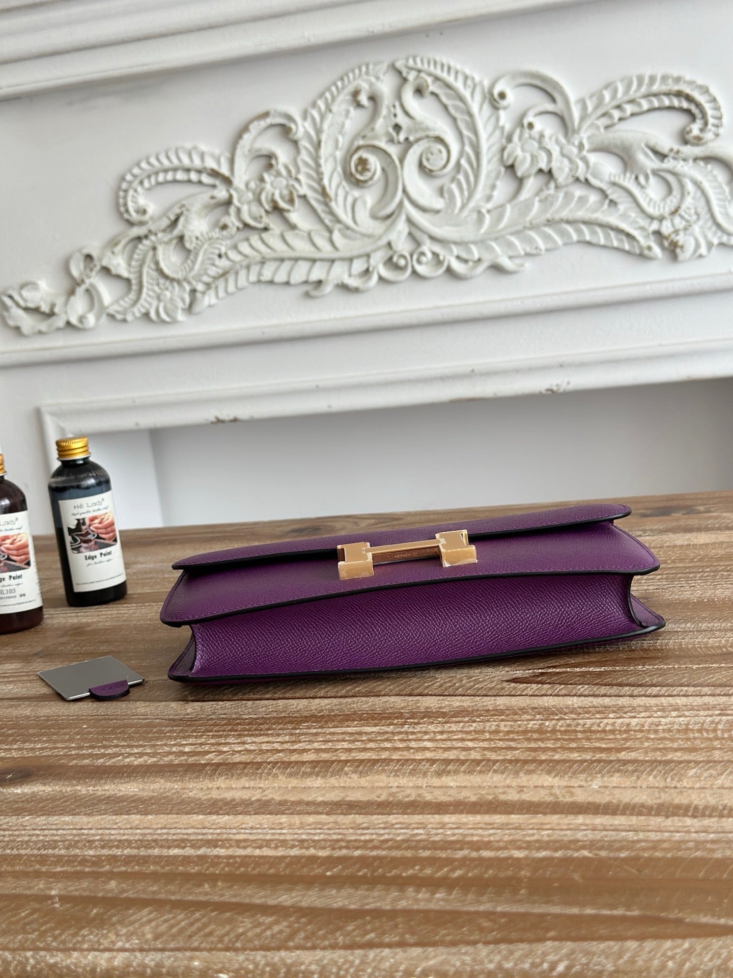 Hermès Constance bag in Purple Epsom leather H382698