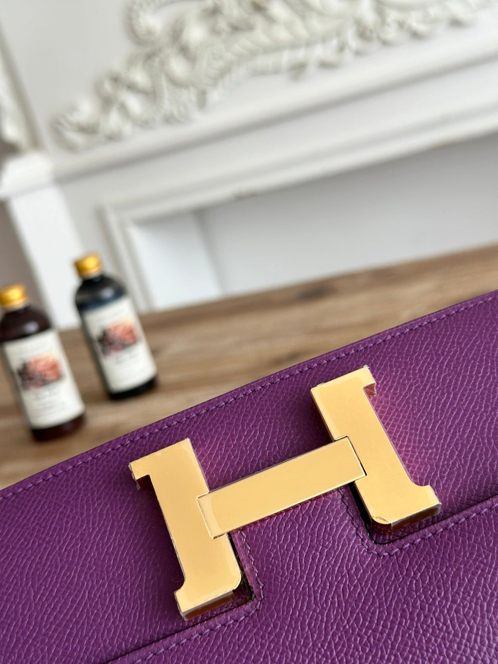 Hermès Constance bag in Purple Epsom leather H382698