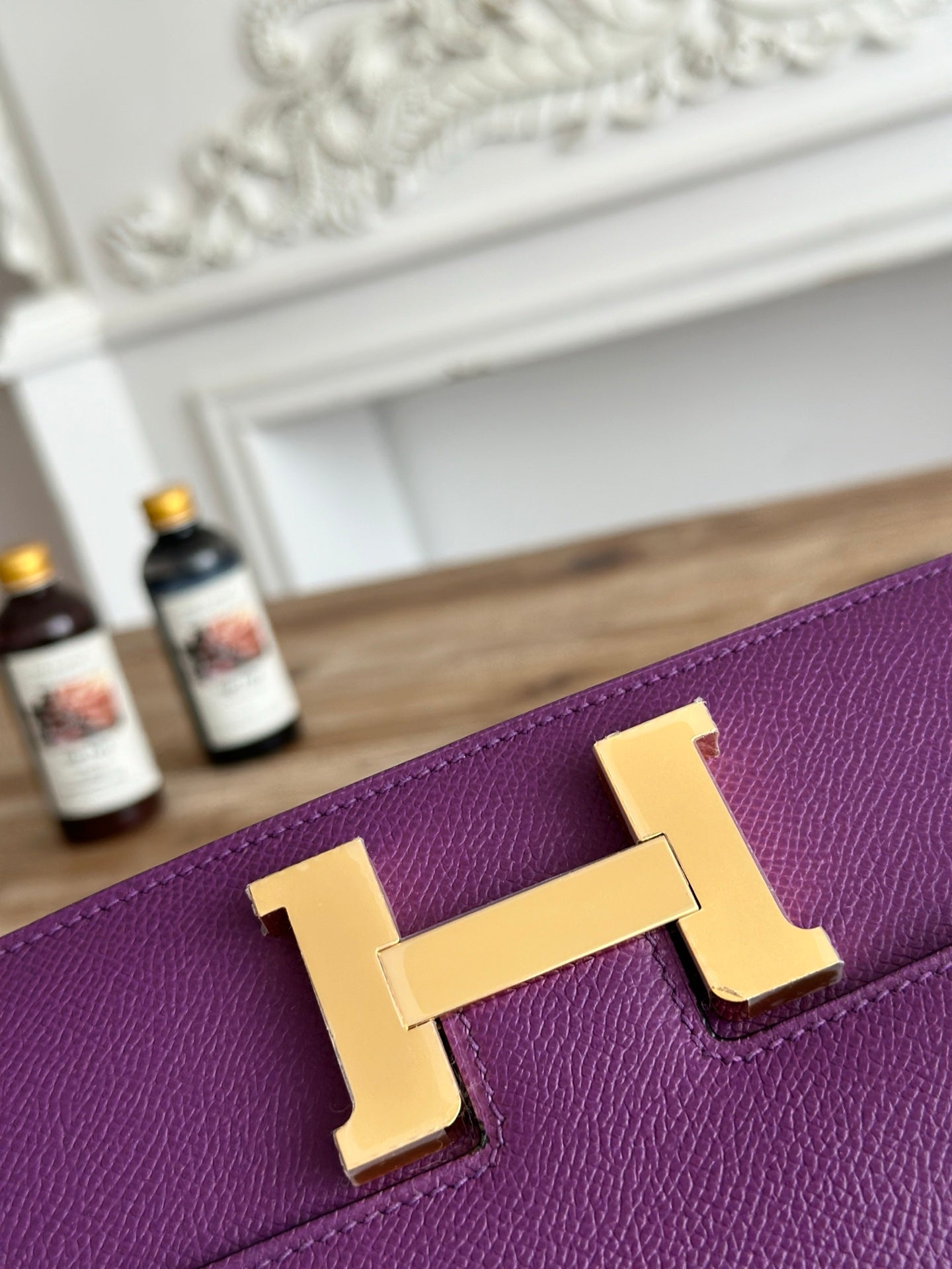 Hermès Constance bag in Purple Epsom leather H382698