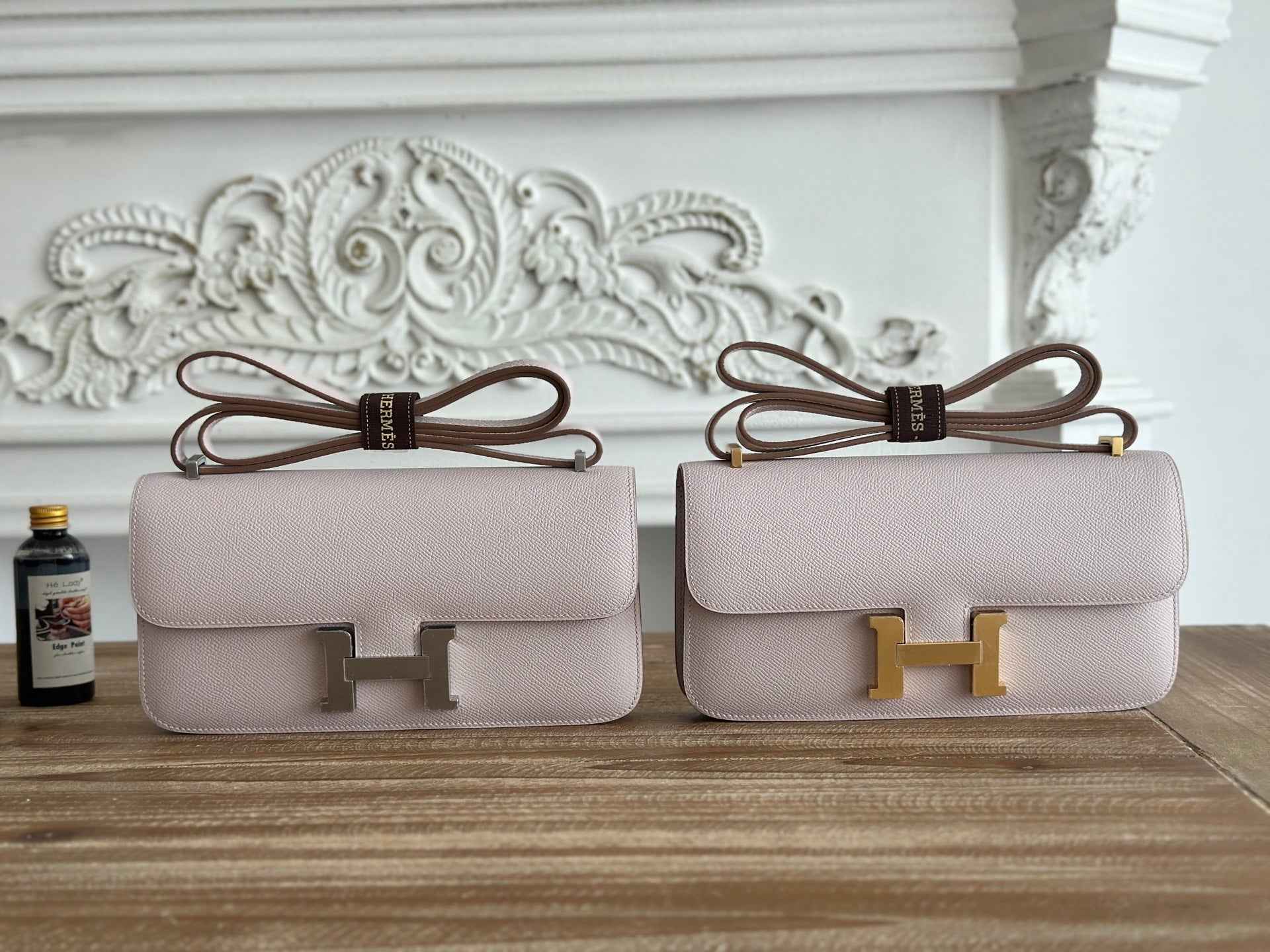 Hermès Constance bag in Light Pink Epsom leather H382653