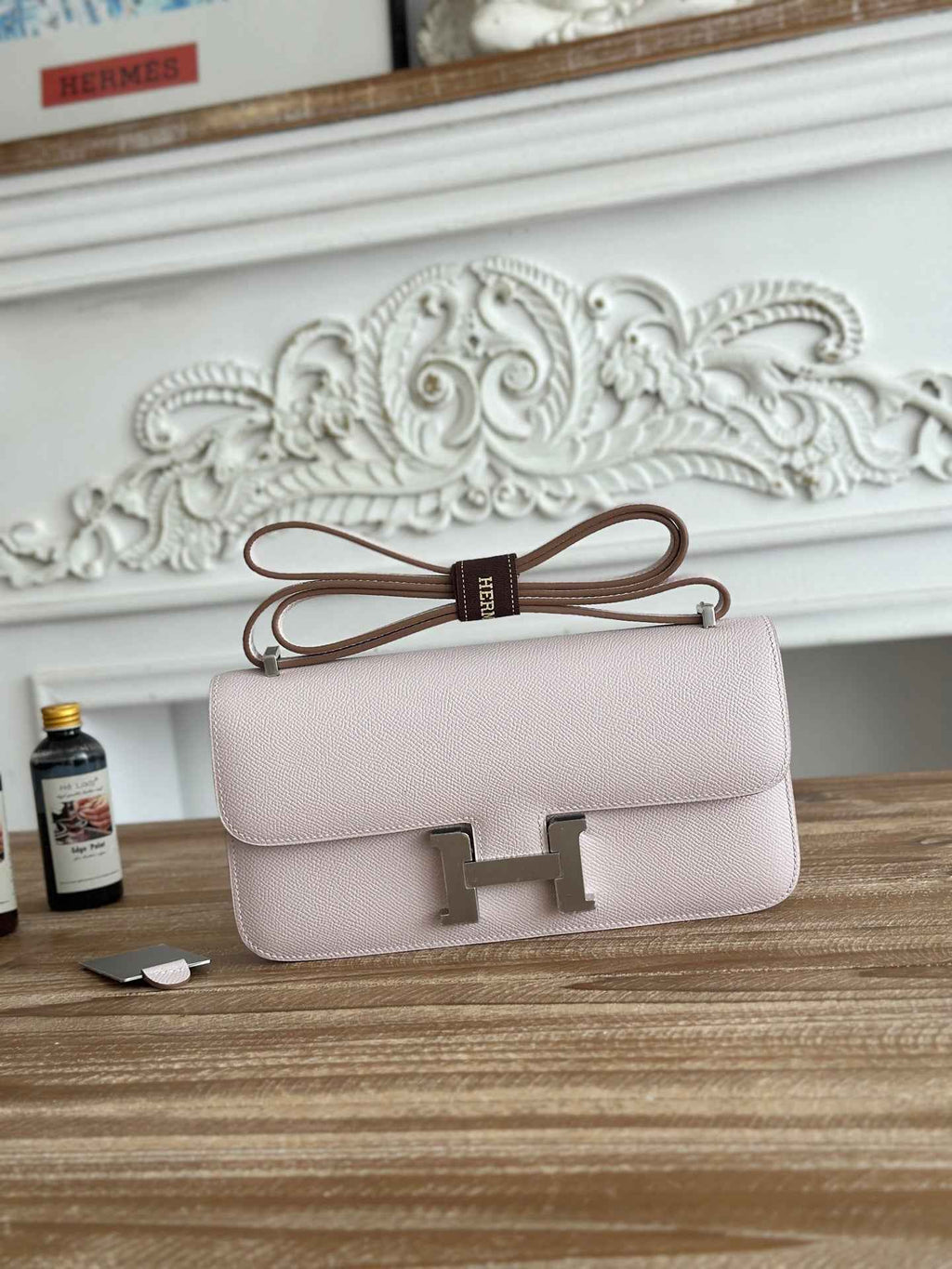 Hermès Constance bag in Light Pink Epsom leather H382653