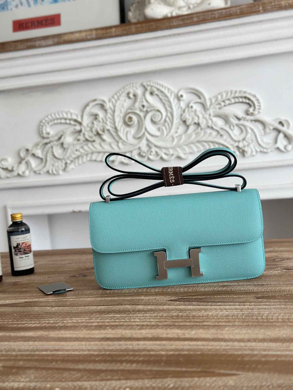 Hermès Constance bag in Blue Epsom leather H382650