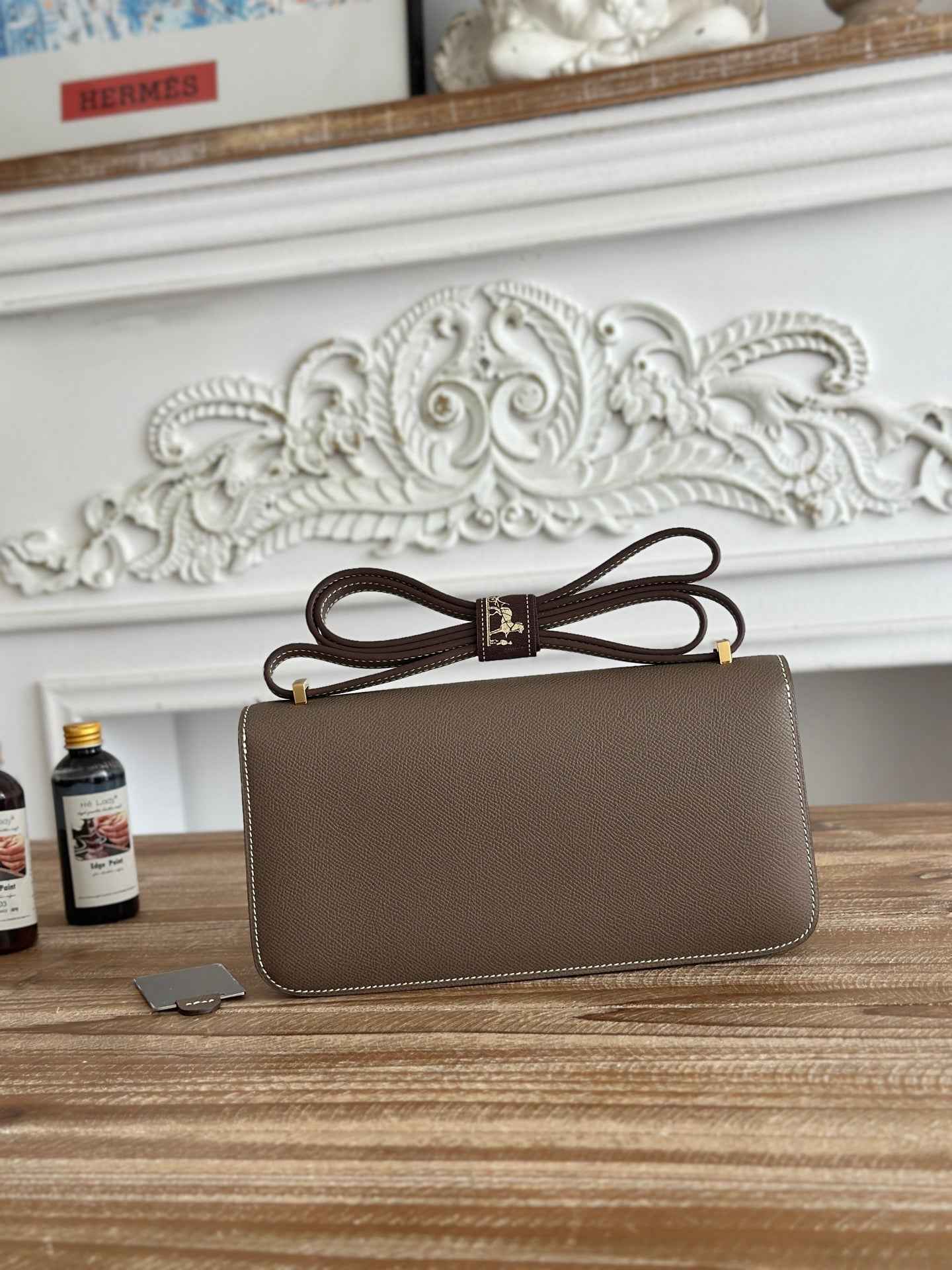 Hermès Constance bag in Gray Epsom leather H382689