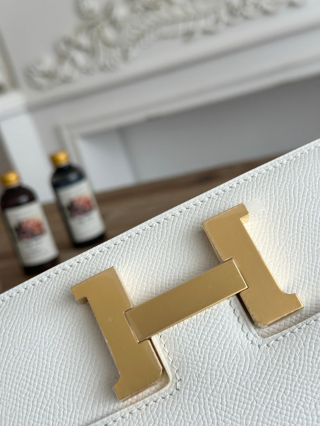 Hermès Constance bag in White Epsom leather H382651