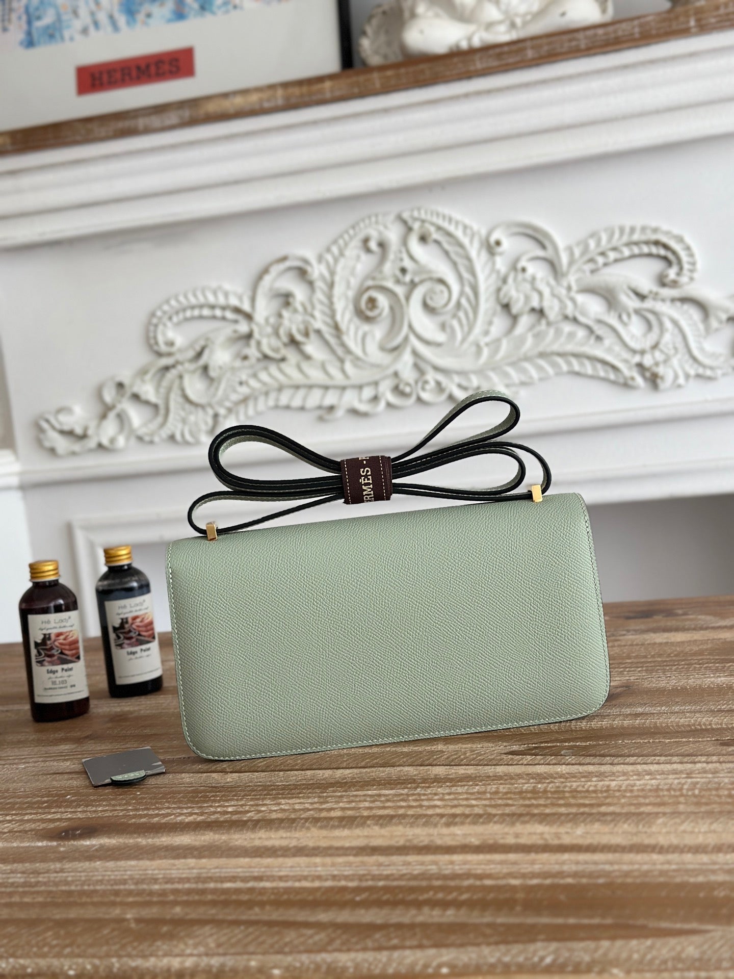Hermès Constance bag in Light Green Epsom leather H382654