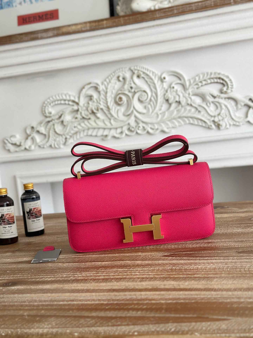 Hermès Constance bag in Plum Epsom leather H382655