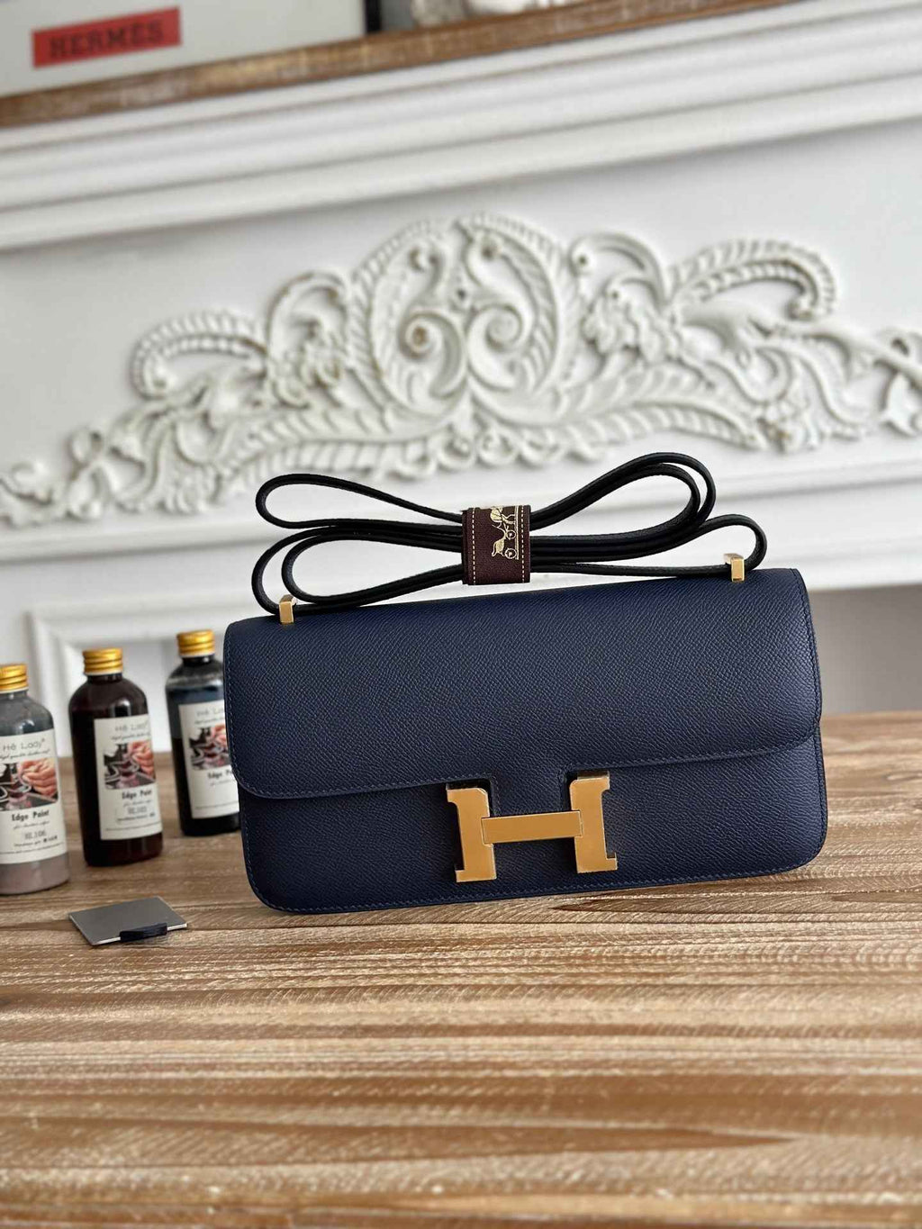 Hermès Constance bag in Navy Epsom leather H382655