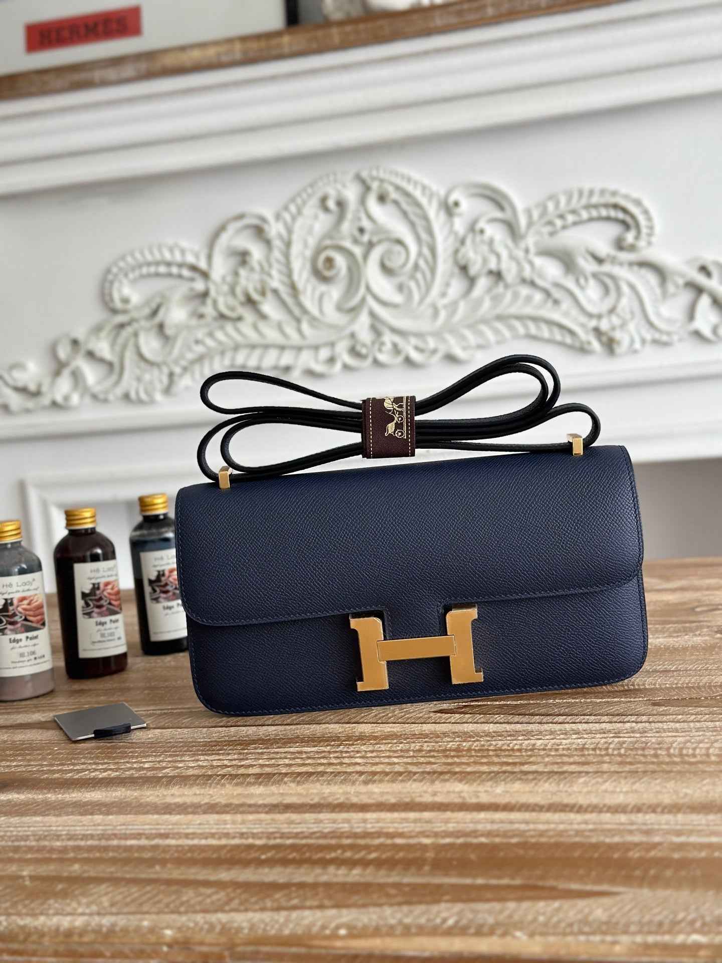 Hermès Constance bag in Navy Epsom leather H382655
