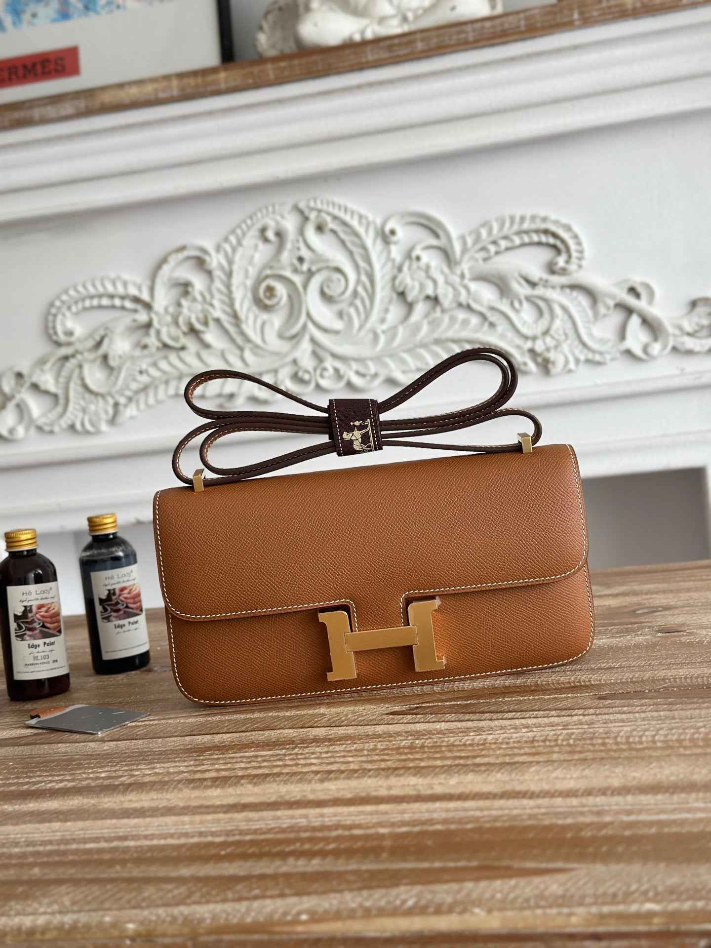 Hermès Constance bag in Brown Epsom leather H382656