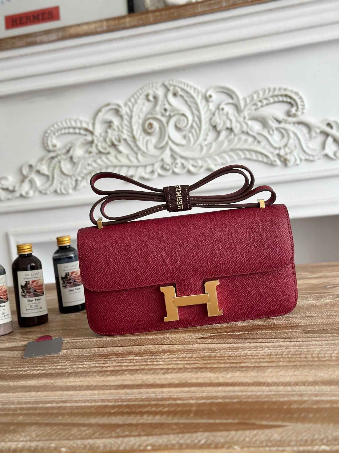 Hermès Constance bag in Red Epsom leather H382658