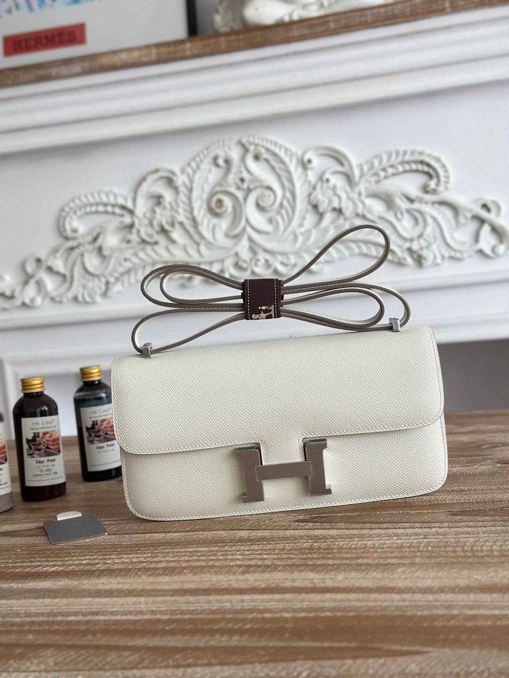 Hermès Constance bag in Beige Epsom leather H382659