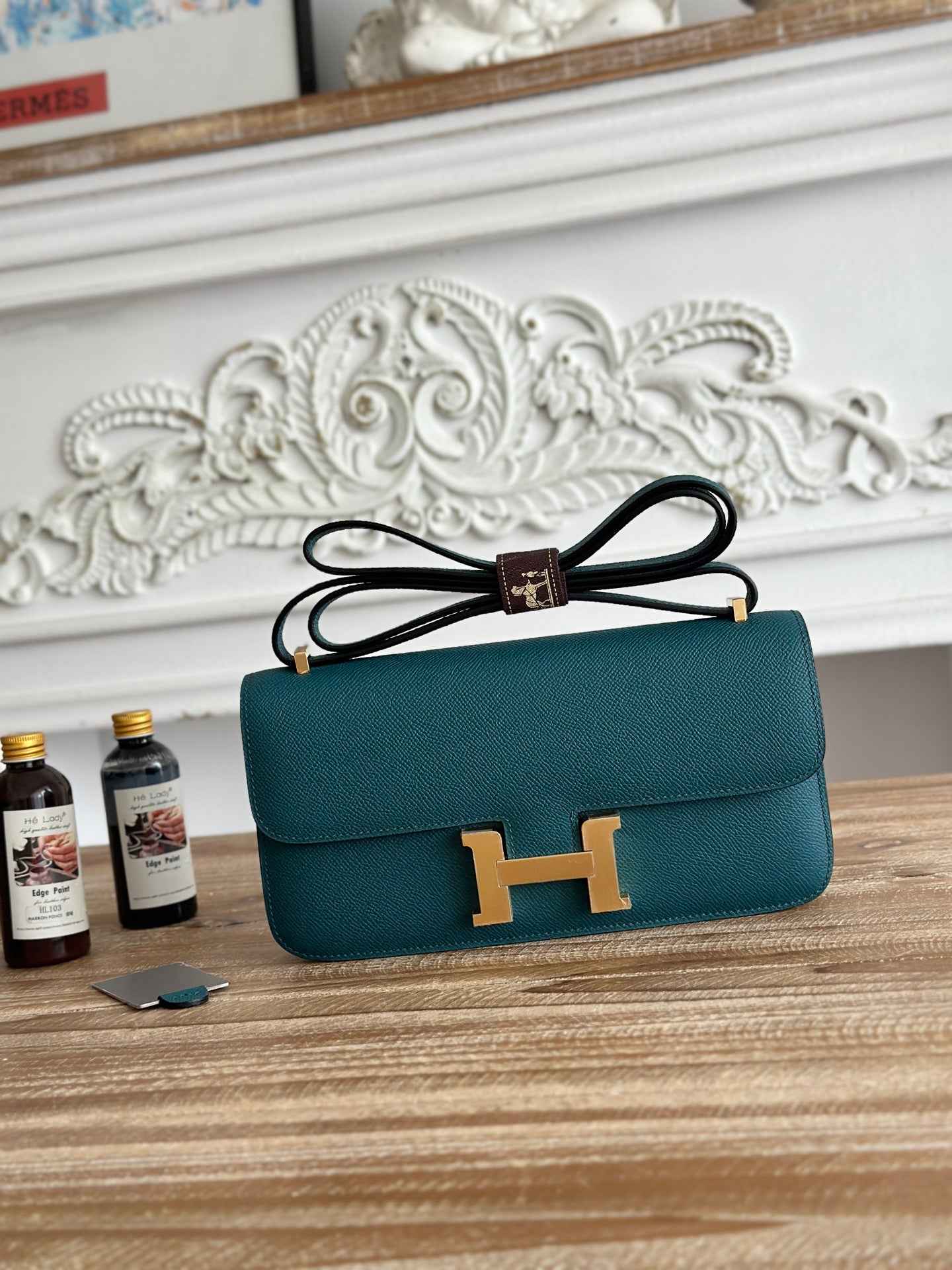 Hermès Constance bag in Green Epsom leather H382661