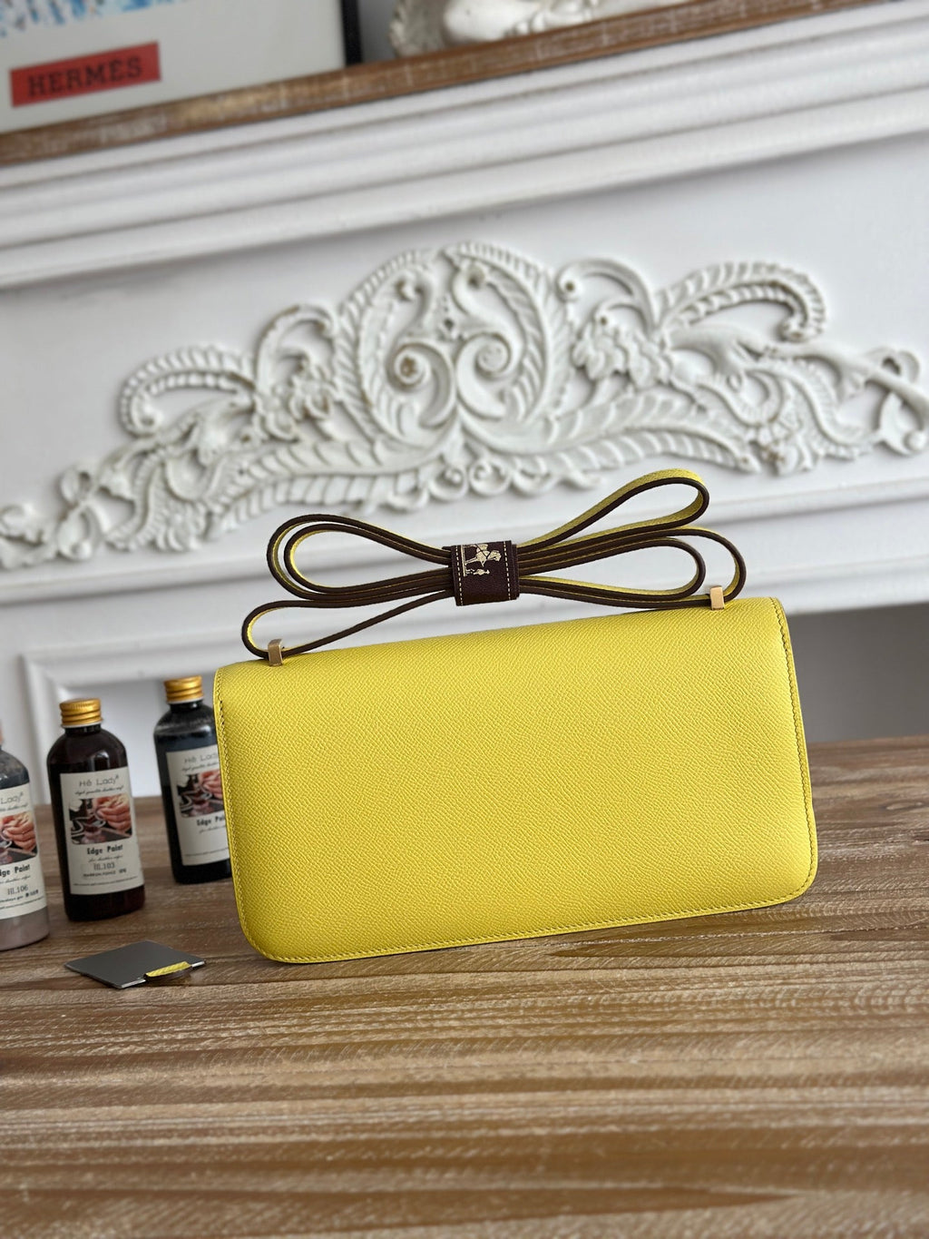 Hermès Constance bag in Yellow Epsom leather H382662