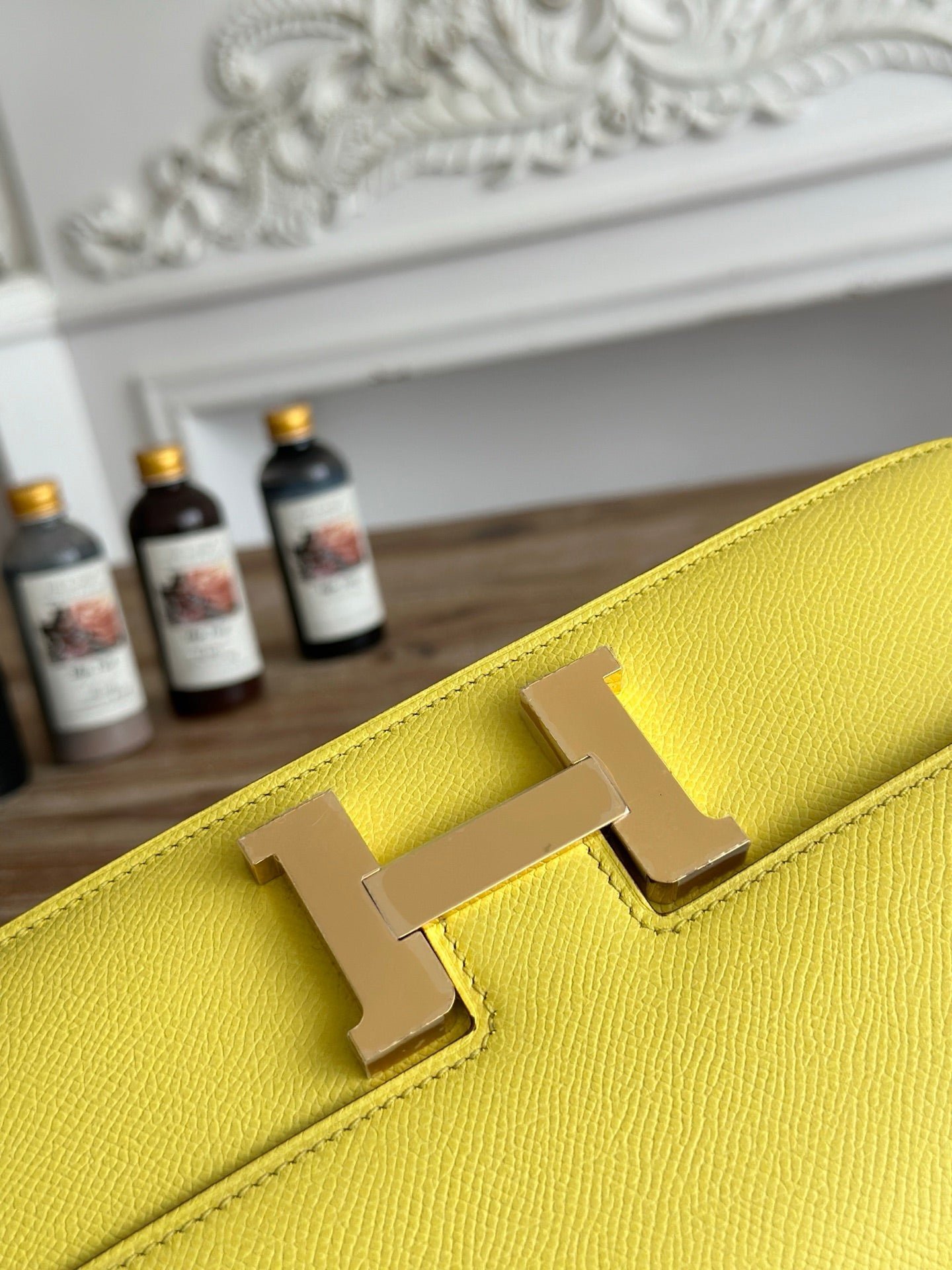Hermès Constance bag in Yellow Epsom leather H382662