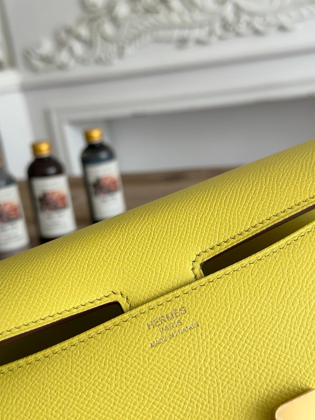 Hermès Constance bag in Yellow Epsom leather H382662