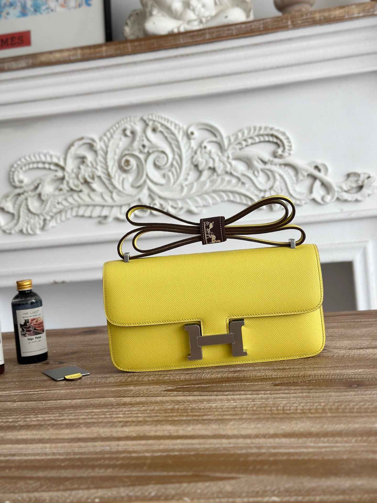 Hermès Constance bag in Yellow Epsom leather H382662