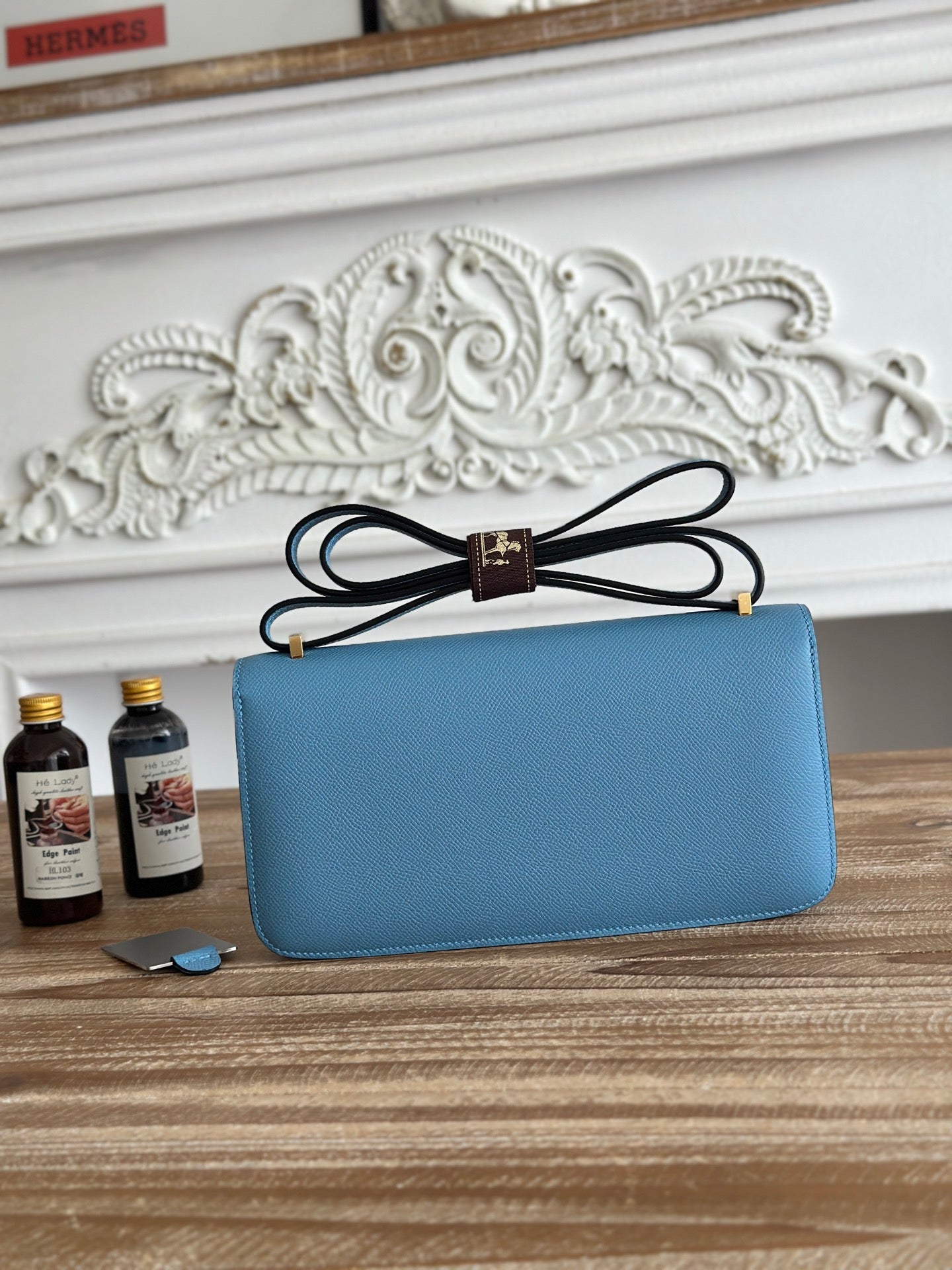 Hermès Constance bag in Blue Epsom leather H382683