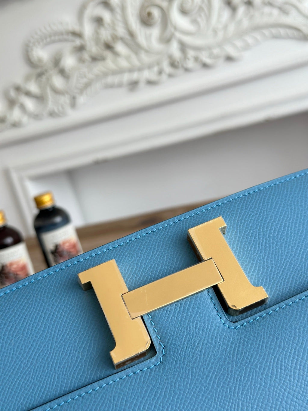 Hermès Constance bag in Blue Epsom leather H382683