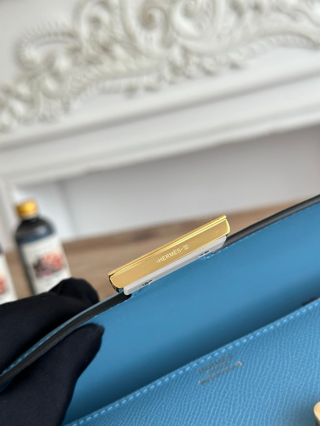 Hermès Constance bag in Blue Epsom leather H382683