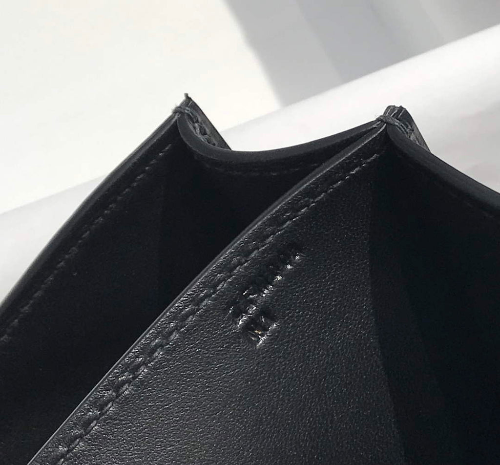 Hermes Constance Box 24cm Black Silver H082312