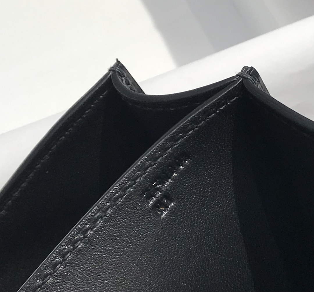 Hermes Constance Box 24cm Black Silver H082312