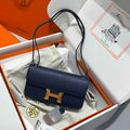 Hermes Constance Box Epsom Leather Navy Blue Gold H082689
