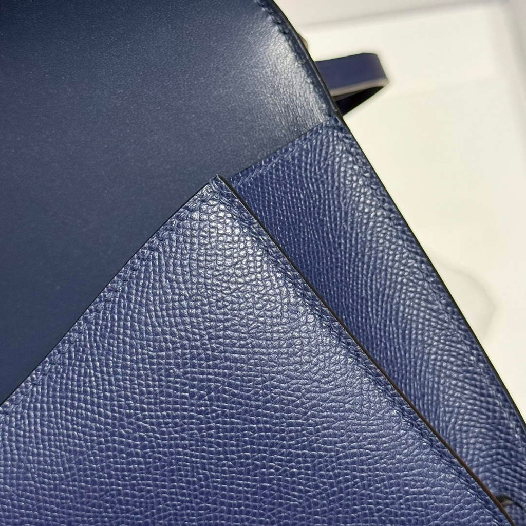 Hermes Constance Box Epsom Leather Navy Blue Gold H082689