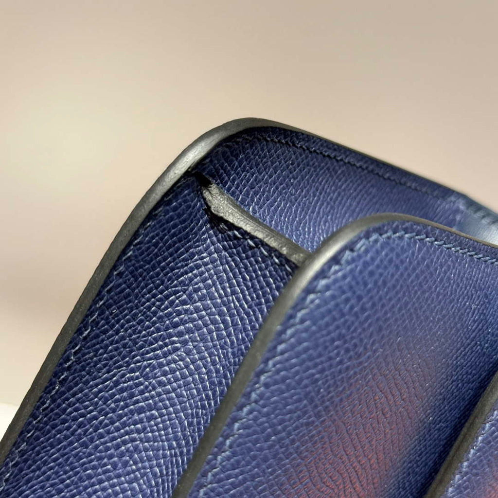 Hermes Constance Box Epsom Leather Navy Blue Gold H082689