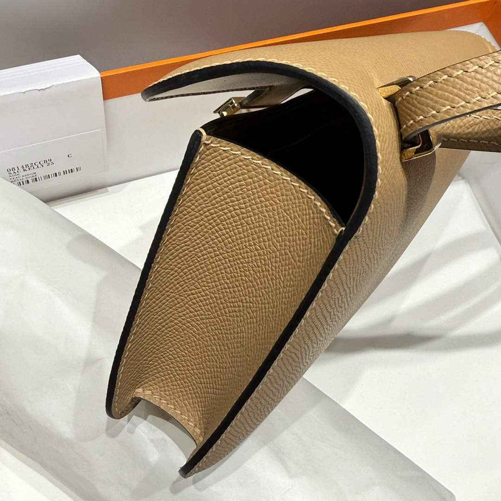 Hermes Constance Box Epsom Leather Apricot Gold H082693