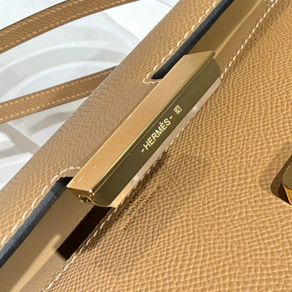 Hermes Constance Box Epsom Leather Apricot Gold H082693