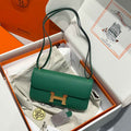 Hermes Constance Box Epsom Leather Green Gold H082697