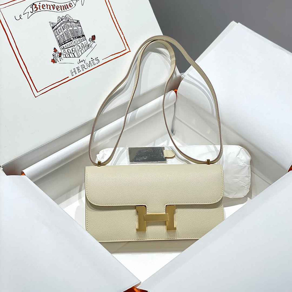 Hermes Constance Box Epsom Leather Beige Gold H082702