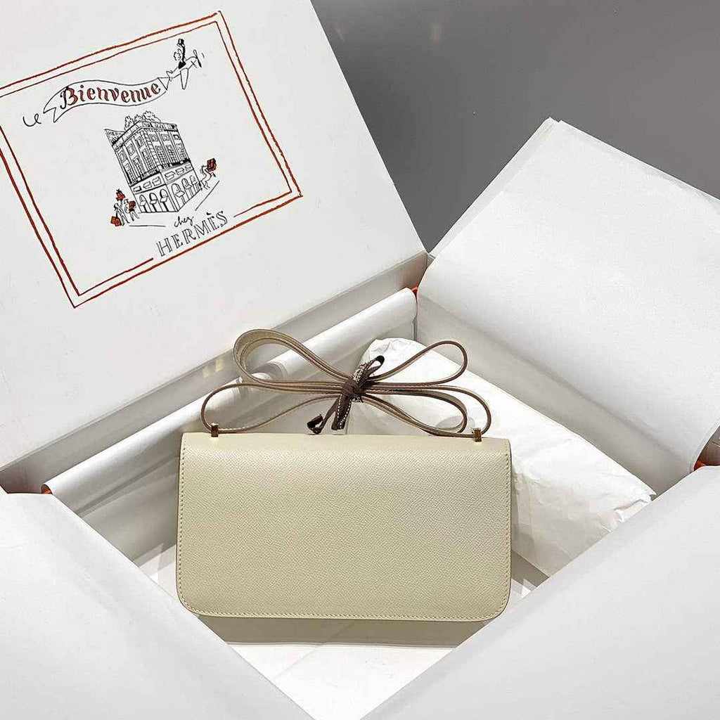 Hermes Constance Box Epsom Leather Beige Gold H082702