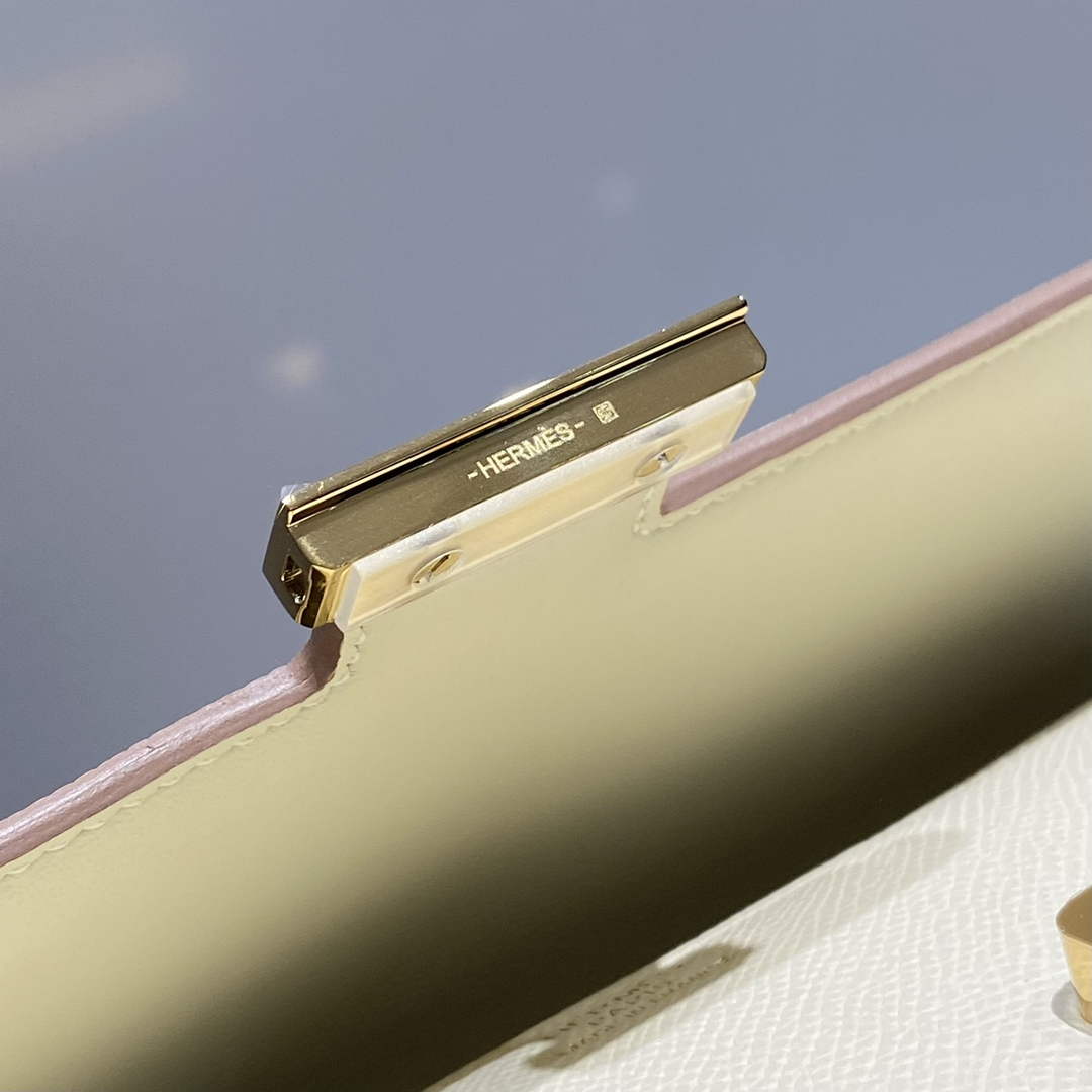 Hermes Constance Box Epsom Leather Beige Gold H082702