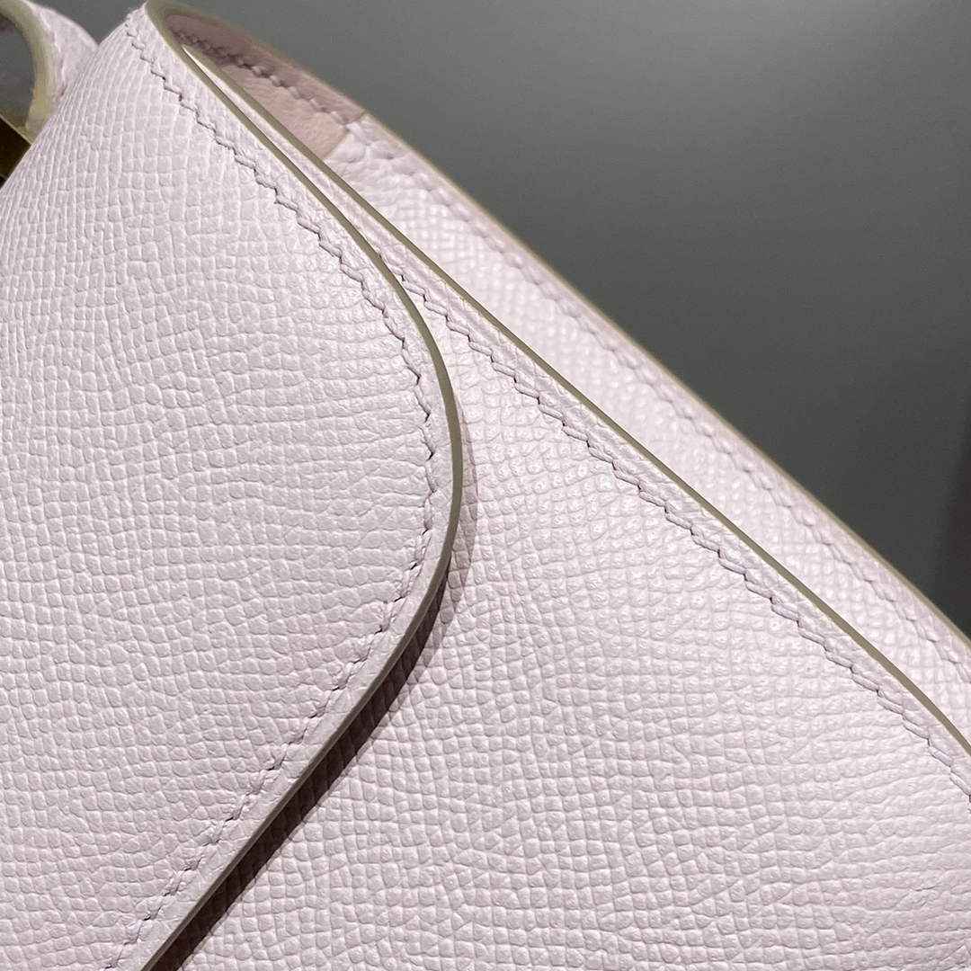 Hermes Constance Box Epsom Leather Light Purple Silver H082707