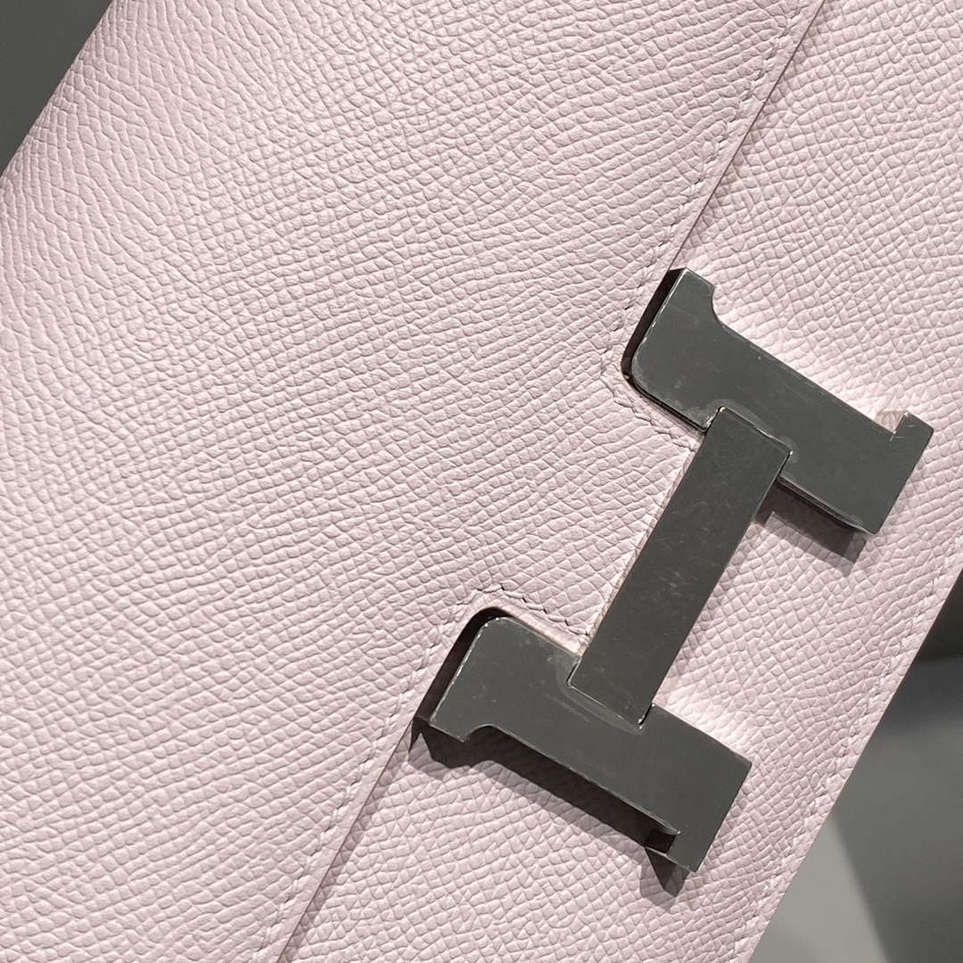 Hermes Constance Box Epsom Leather Light Purple Silver H082707