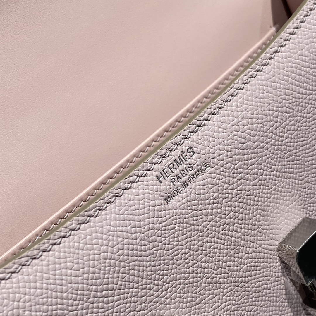Hermes Constance Box Epsom Leather Light Purple Silver H082707