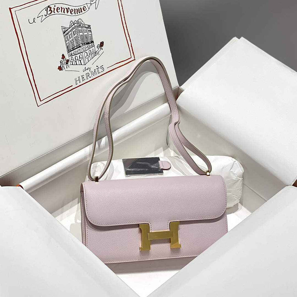 Hermes Constance Box Epsom Leather Light Purple Gold H082706