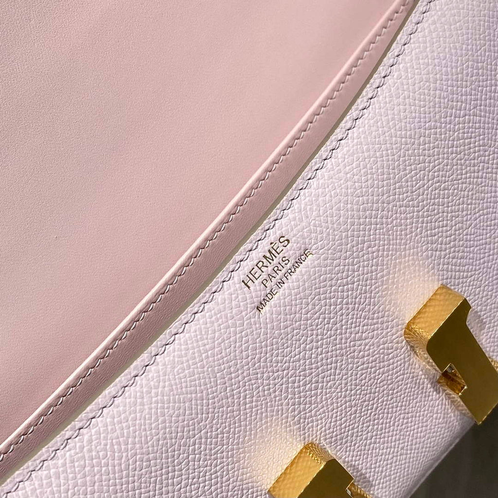 Hermes Constance Box Epsom Leather Light Purple Gold H082706