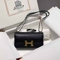 Hermes Constance Box Epsom Leather Black Gold H082701