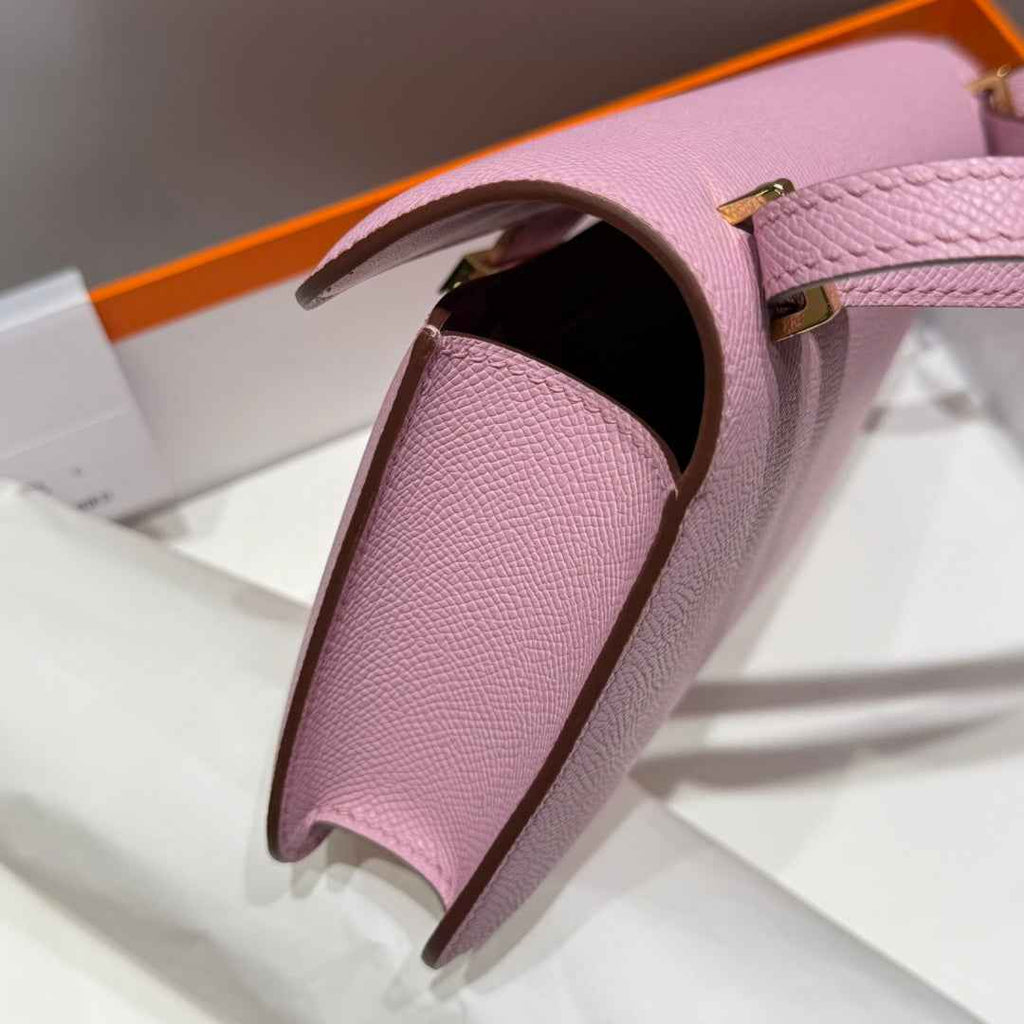 Hermes Constance Box Epsom Leather Light Purple Gold H082716