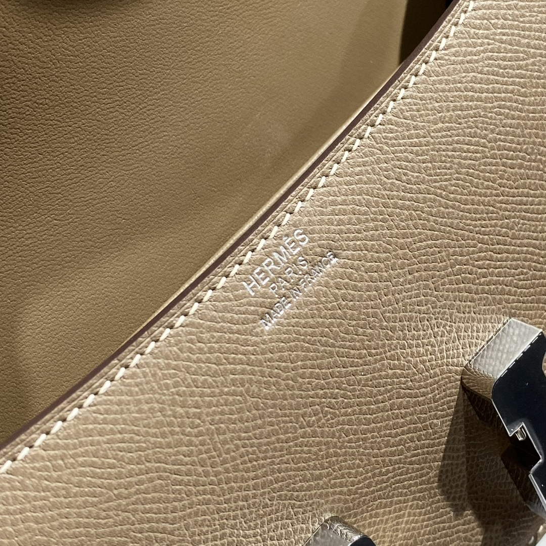 Hermes Constance Box Epsom Leather Gray Silver H082711