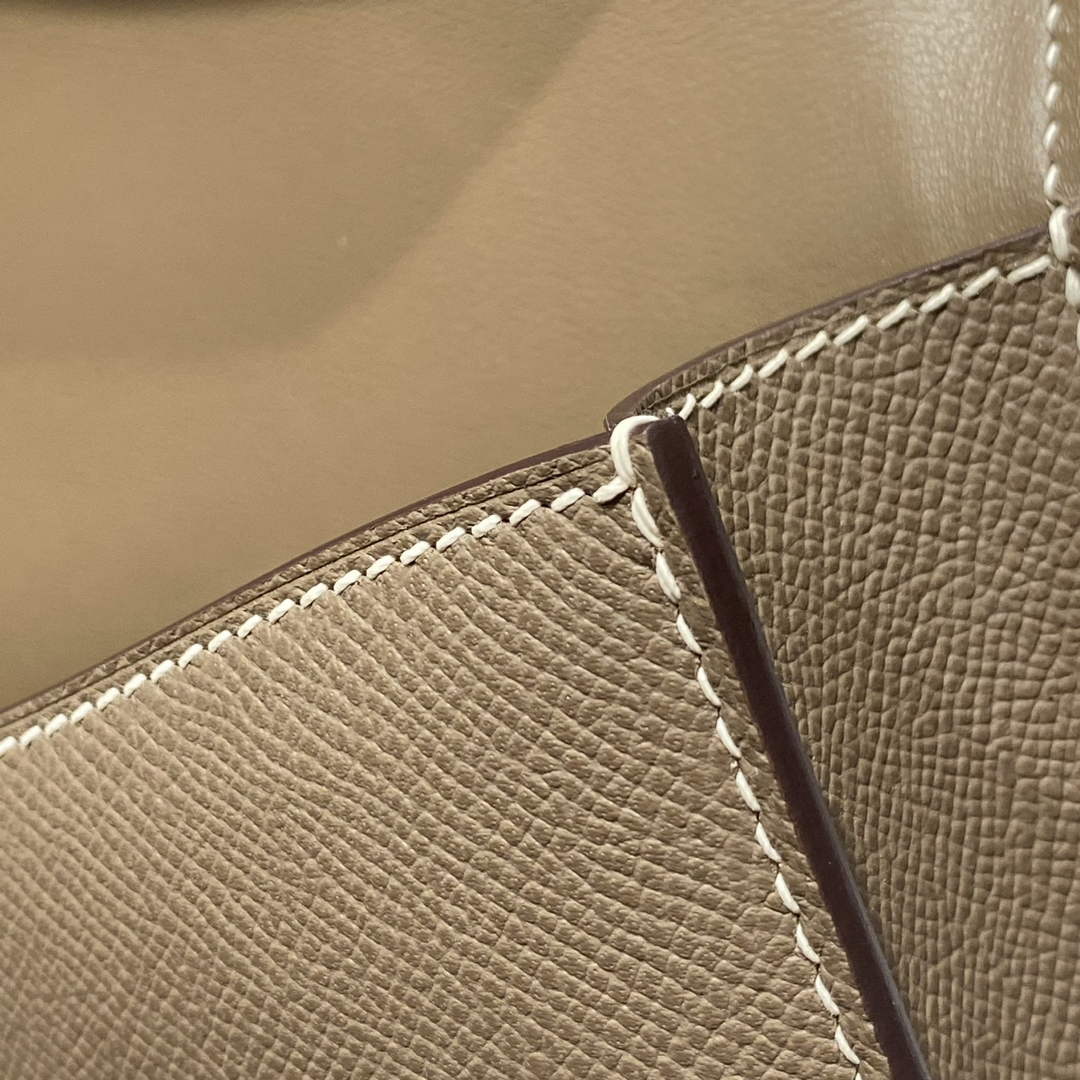 Hermes Constance Box Epsom Leather Gray Silver H082711